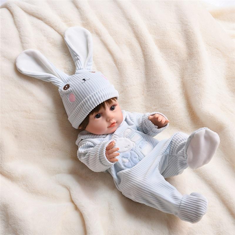 Large Rebirth Doll Realistic Speaking Baby Doll Soft Vinyl For Kids Dress Up Gift Ideal For Girls
