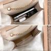 Women's Handbag with Chain Crossbody & Turn- Closure - Square Bag Suitable for Casual