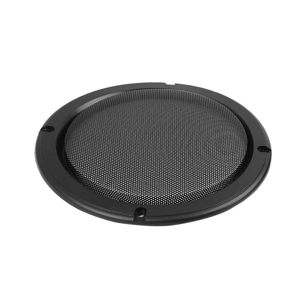uxcell Speaker Cover Speaker Grille Cover 18.2x14.3x2.5cm Mesh Woofer Subwoofer Grille Protector Plastic Metal Black 1 Pack