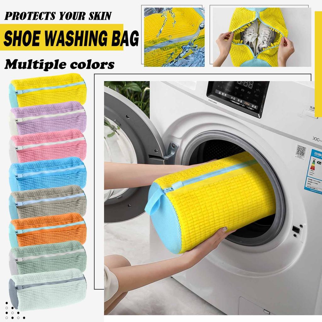 Sáček na boty do pračky - Sáček na boty do pračky, 360° Hloubkově čisticí sáček na prádlo na boty, Opakovaně použitelný sáček na boty do pračky, Sáček na prádlo na sportovní obuv
