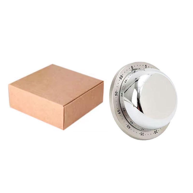 Kuchyňský mechanický časovač Nerezový pekařský odpočítávač Talířovitý Učení Time management Budík Magnetické připevnění