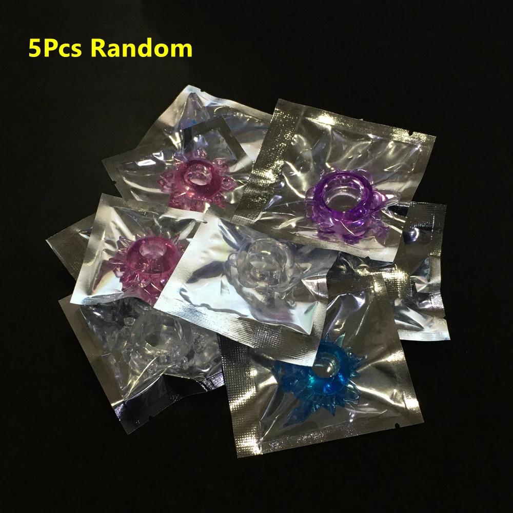 5/10Pcs Silicone Durable Penis Ring Adult Men Ejaculation Delay Cock Rubber Rings Penis Enlargement Sex Toys For Male Sex Ring