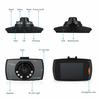 G30 Car DVR Camera 2.4'' Full HD 1080P 140° Dashcam with Night Vision G-Sensor Car Recorder Vehicle Dashboard Camera