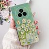 For Realme 14 Pro 14Pro+ Elegant Floral Cat Printed Phone Case For Realme 14 Pro Plus 14Pro 5G Soft Silicone TPU Cases