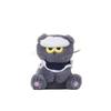 Plush Cat Keychain With Short Pile Fabric Cute Cat Toy For Bag Decoration