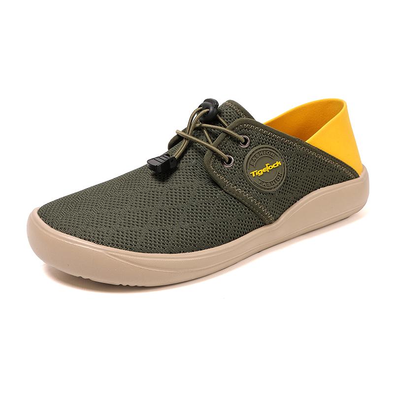 

Fashion Summer Men s Casual Mesh Shoes Breathable Walkning Non-Slip Flats Casual Sports Shoes Fashionable Male Sneakers Outdoor Trainers 46 хаки
