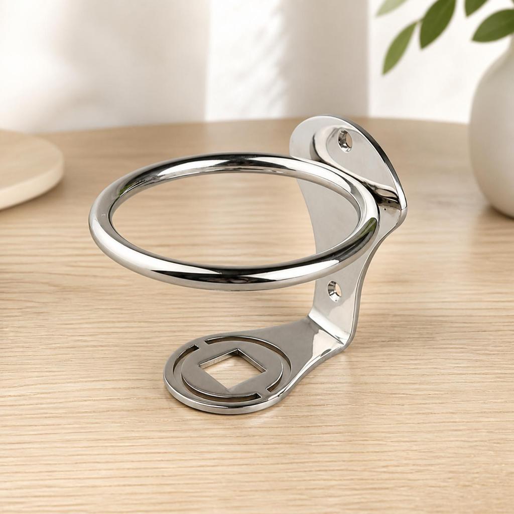 304 Stainless Steel Cup Holder Space-Saving for Yacht, Caravan