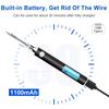 USB Rechargeable Portable Cordless Soldering Iron Tool Kit Temperature Adjustment Welding Tool Pen for Home Repair DIY