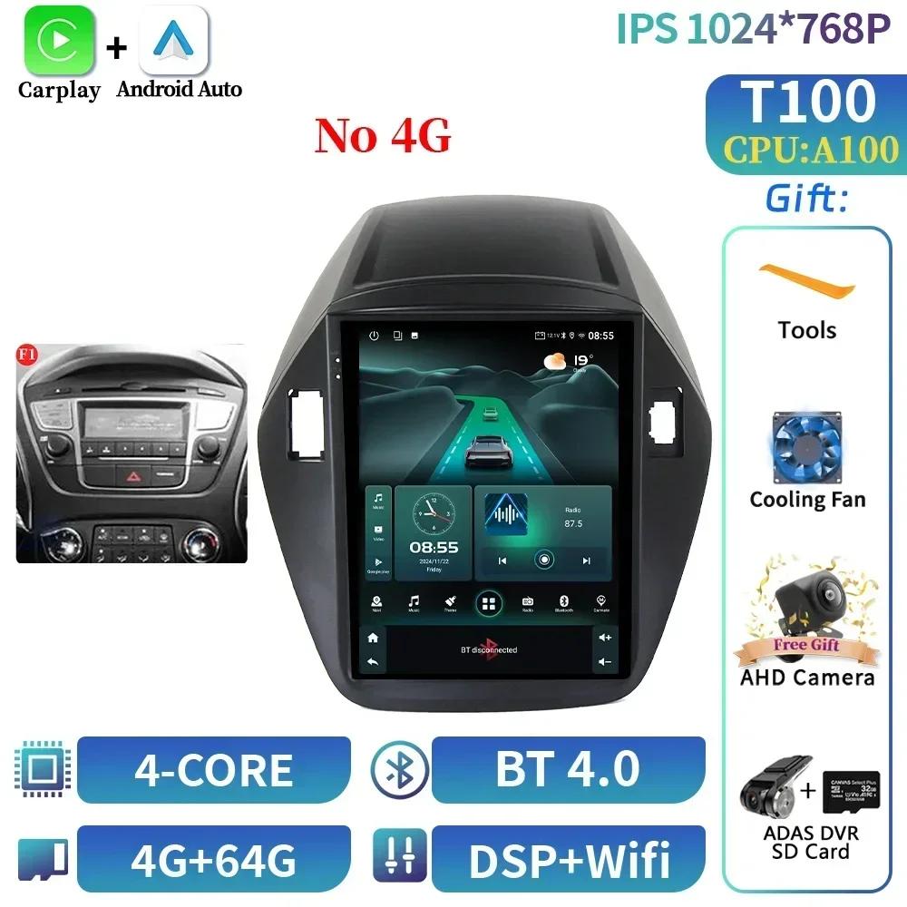 9.7" For Hyundai Tucson IX35 2009-2015 Car Radio Multimedia Navigation Wireless CarPlay 4G GPS Central Android Multimedia Screen