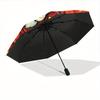 1pc Lion King Automatic Open/Close Umbrella, Portable Folding Umbrella for Travel, Themed Events, It is suitable as a gift for various festivals, Outd