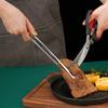 304 Edelstahl Lebensmittelzange, Verlängerte Grillzange für Haushalt & Grillgebrauch