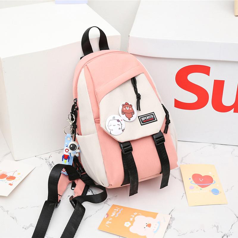 Outdoor Travel Breast Bag Primary School Students Go Out Small Backpack Lightweight Cute Spring Outing Messenger Bag Trendy Children Girl Shoulder