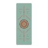 Colored Print Natural Rubber PU Yoga Mat