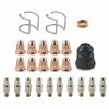 Elektroder Tips Kopper Forbruksvarer passer Chicago Electric 95136 Plasma Cutter Parts