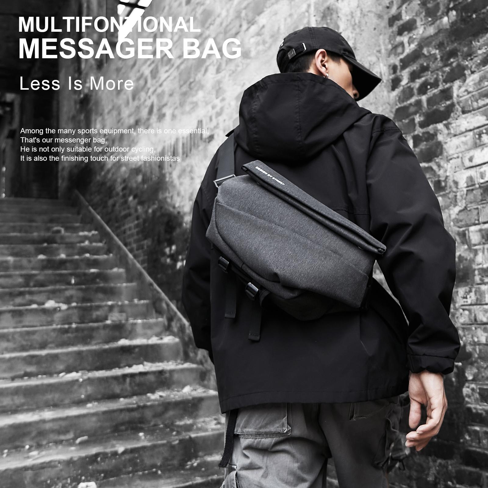 Leather Bag Men's Chest Bag Sling Backpack For Man To Travel Hiking Leisure One Shoulder Multipurpose Fashion Waist Bag Travel Backpack For Work