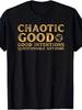 Plus Size Chaos Kindness Declaration Plus Size TShirt Black Short Sleeve Shirt With Stamping Vintage Print Decorated With D2