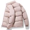 Solid color basic winter new product stand-up collar thickened warm bread clothes couple loose cotton-padded coat