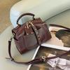 Leather Women's Bag Light Luxury Niche High-end Sense Retro Atmospheric Handbag New Fashion Versatile Shoulder Bag