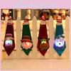 Creative Christmas Decoration Sparkling Tie For Adults And Kids With Unique Designs In Various Styles