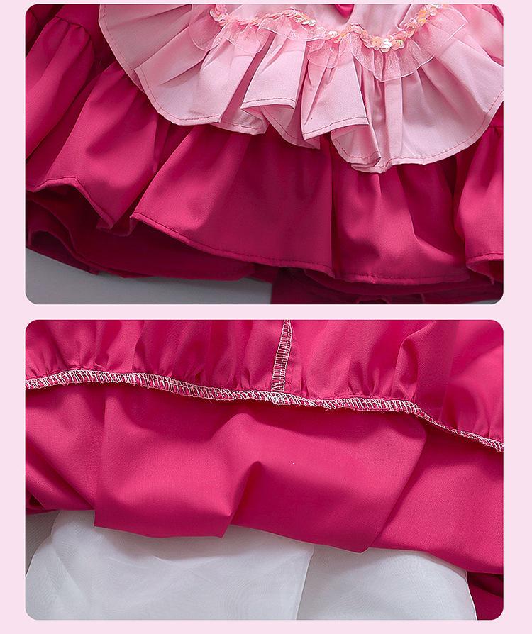 Girls' Lolita Dress - Spring/Autumn 2025 Cute Cartoon Princess Birthday Gown