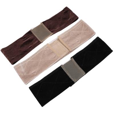 3pcs Wig Grip Band Adjustable Fixing Parting Lace Headband Elastic Velvet Wig Bands