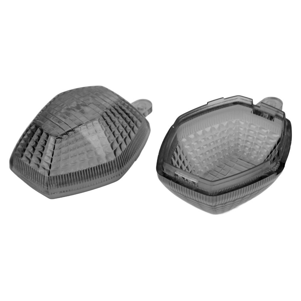 2PCS Signal Covers Motorcycle Turn Signal Light for SUZUKI GSX 650F 2008‑2011Black