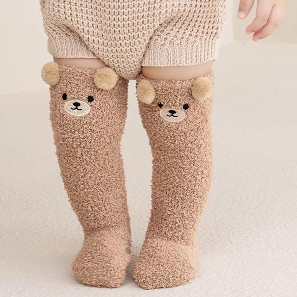 Coral Velvet Infants Stocking Thickened Plush Socks High Quality Baby Socks  for  0-5year Kids