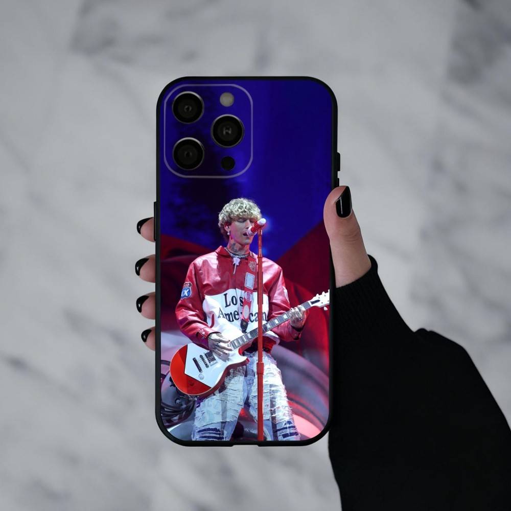 

M-MGK L-Lost A-Americana Cool Phone Case For iPhone 17pro,16,15,14,13,12,11 Plus,Pro Max,XS,Soft Silicone Black Cover iPhone15