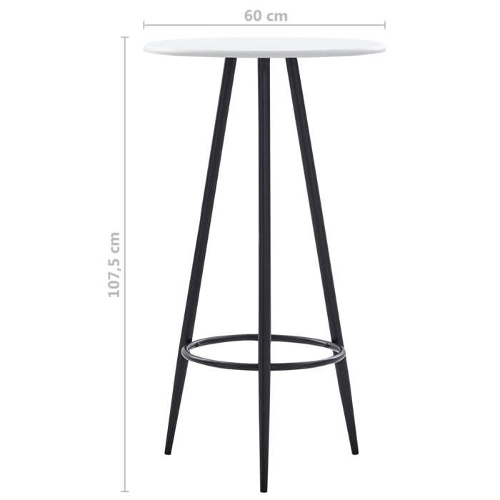 VidaXL 3-Piece Bar Set Table and Pub Chairs Counter Furniture Bistro Furniture Garden Kitchen Restaurant 279760