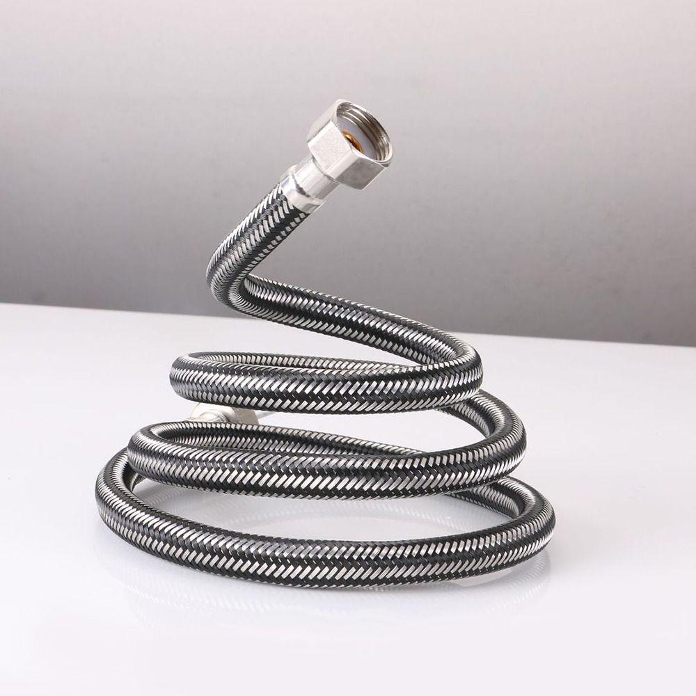 30-200cm Explosion-Proof Hose 1/2 Inch Faucet Water Pipe  Kitchen Bathroom Washing Machine