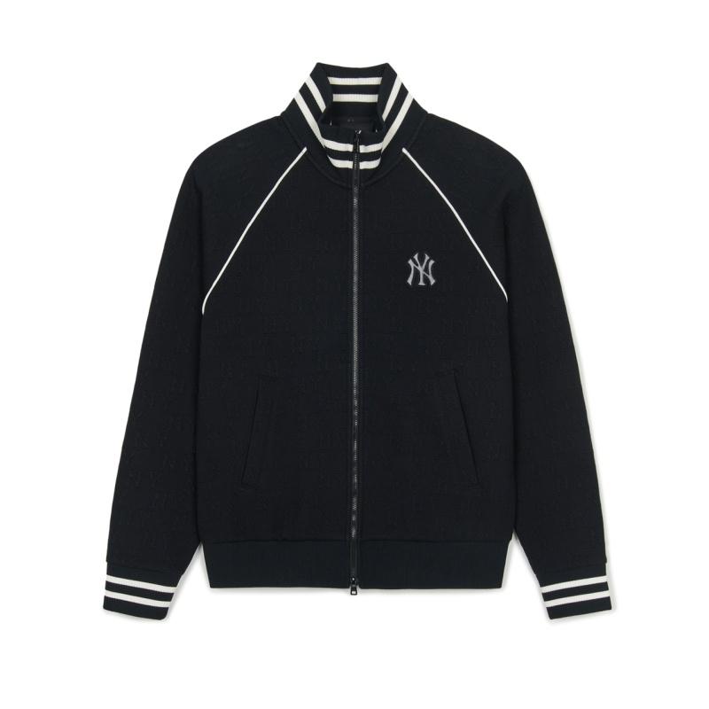 

New MLB New York Yankees Monogram Collection Taunton Stenneck Jackets Coats Unisex Black 3ATRM0344-50BKS S