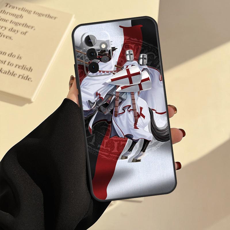 Knights Templar Case For Samsung Galaxy A54 A34 A14 A53 A13 A33 A73 A50 A12 A22 A32 A52 A72 A51 A71 Coque