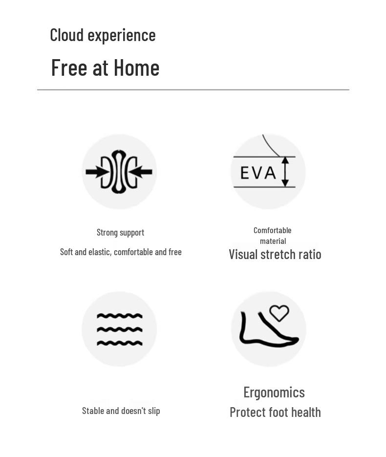 Summer EVA Thick-Soled Indoor Slippers for Men & Women - One-Strap Design