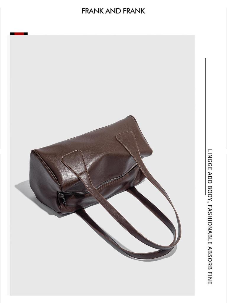 2026 Women's Spring/Summer Korean Baguette Bag: Versatile Retro Shoulder Bag for Casual Commute