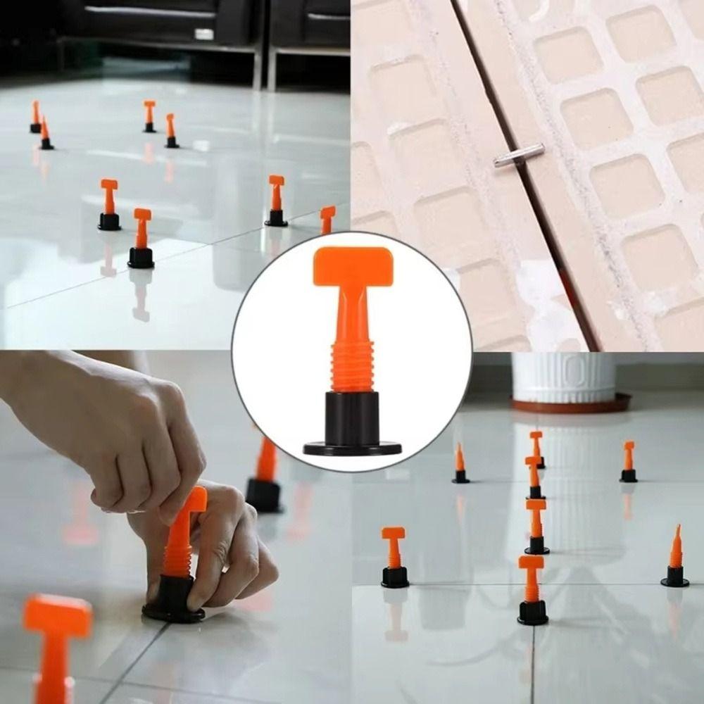50Pcs Adjustable Tile Spacers Thickened Floor Gap Clips for Porcelain Ceramic Tile Laying
