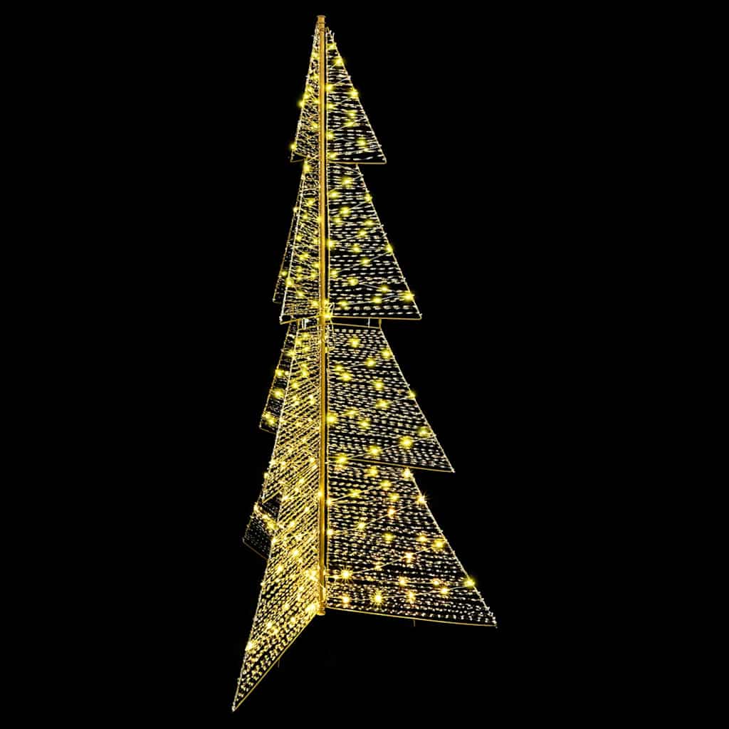 Christmas Tree with 240 Warm White LEDs 180 cm PET