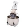 Shaving Brush Set Stainless Steel Large Capacity Shaving Brush Stand Set for Father Husband Boyfriend Travel Silver