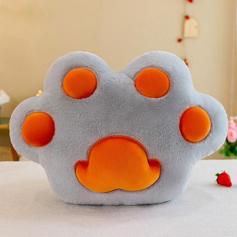 Perna Decorativă Labă de Urs Drăguță Jucărie de Pluș Perna Labă de Pisică Perna de Scaun pentru Living Tatami Acasă Birou Spătar