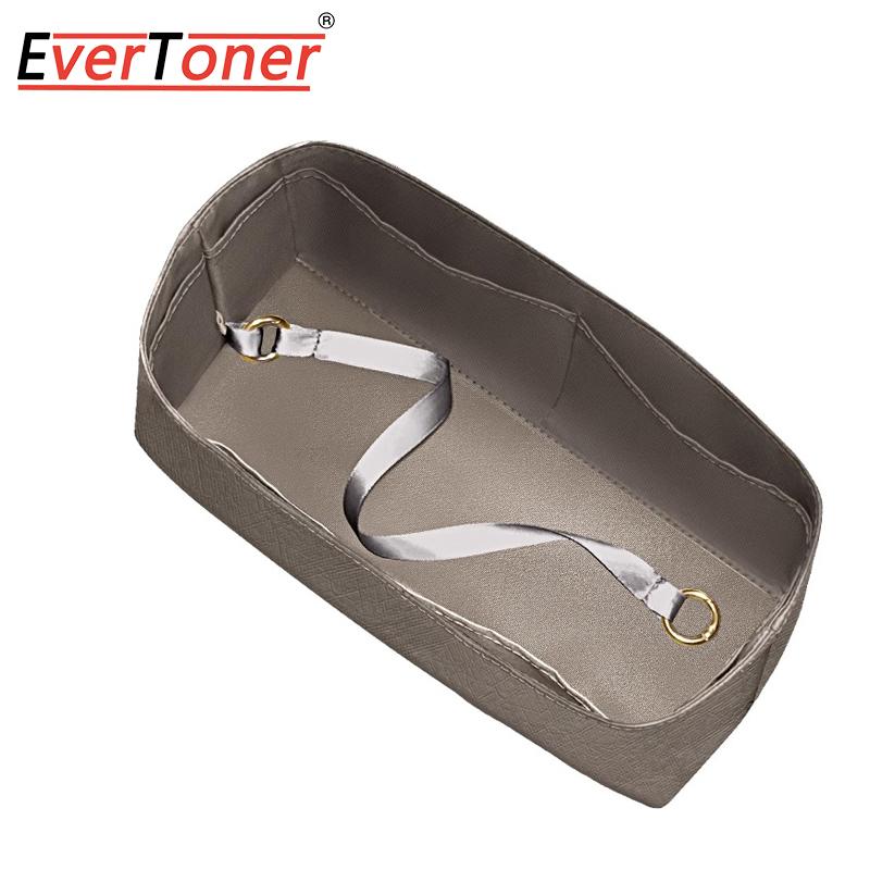 EverToner Trendy Felt Insert Bag Organizer Perfect For L messenger Bag Interior Snugly Durable Storage Accesories