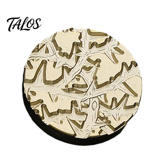 Suprimentos para Selagem com Cera Cabeça de Carimbo Gótico, Carimbo de Latão com Padrão de Caveira e Morcego Retrô, Estilo Punk para Decoração de Cartas Vintage