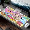 Labubu Print Mouse Pad, for Keyboard Pad Laptop PC Mat for Office Home Use, Desk Decor, Perfect Birthday Gift for Gamers