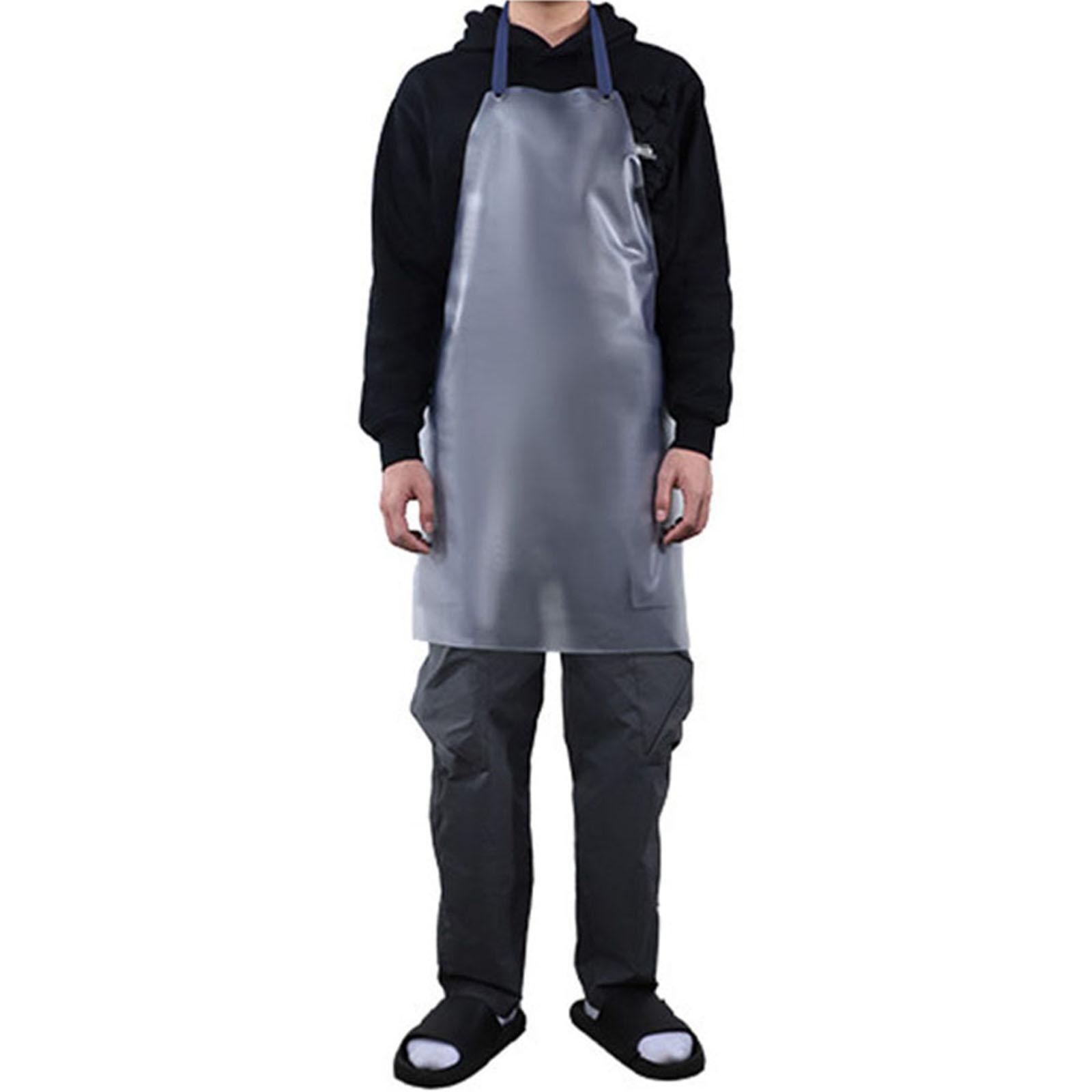 

Фартук из ПВХ для работы по дому, кухонная выпечка, кулинария, маслостойкий прозрачный прозрачный фартук из ПВХ 80*55cm