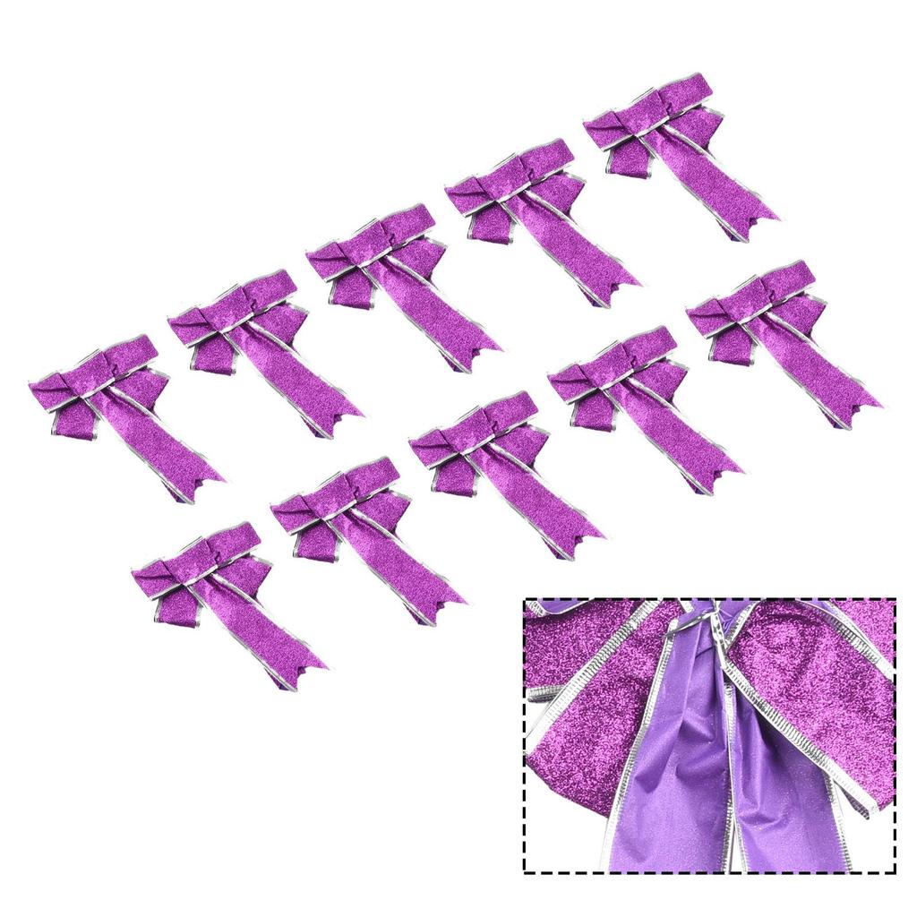 High Quality Christmas Flannelette Bow Christmas Decorations Bows Home Decor