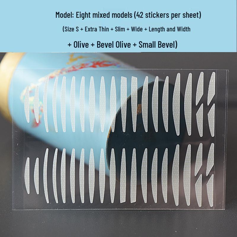 Matte Olive Waterproof Double Eyelid Tape: Invisible, Traceless, for Natural Long-lasting Makeup