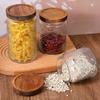 3Pcs Glass Food Storage Jars with Airtight Lids, Vintage Canisters for Sugar, Flour, Coffee, Tea, Oats, Pasta – Kitchen Pantry O