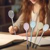 Miniature Tennis Racket Shaped Ballpoint Pen Practical Smooth Writing Pen Office School Supplies Drawing Stationery