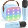 Bluetooth Wireless Microphone with Built-in Speaker, Home KTV Subwoofer, All-in-One Karaoke System