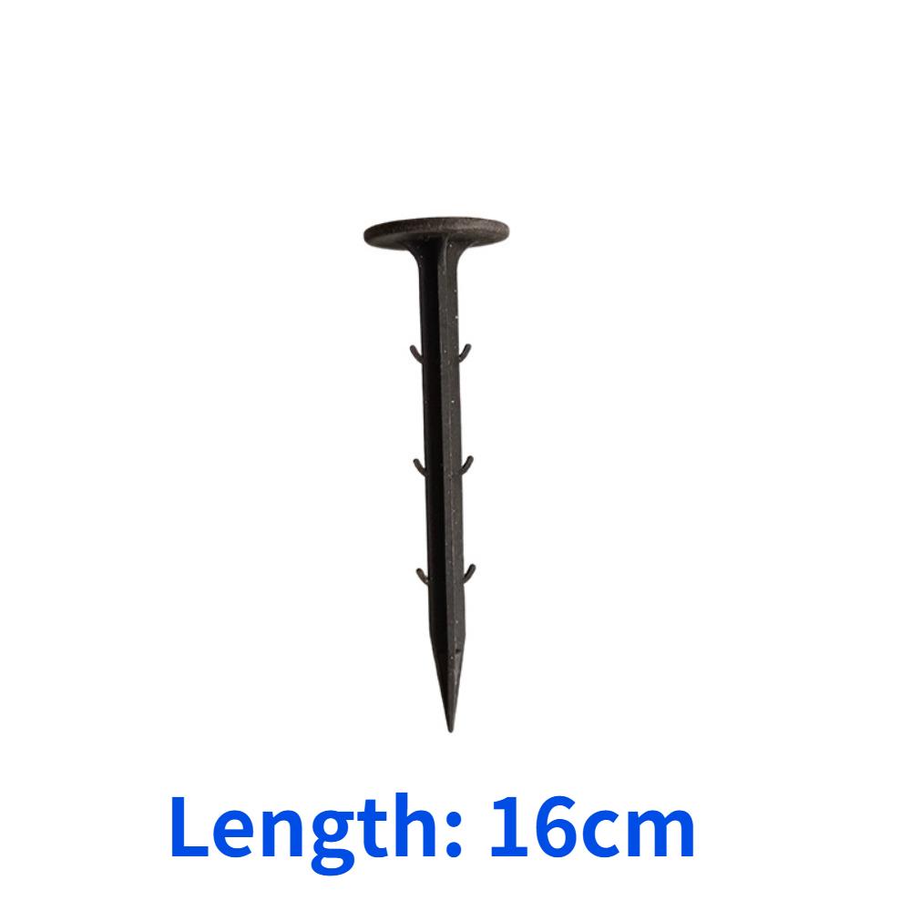50Pcs Ground Nail Greenhouse Film Fixed Stakes Sunshade Net Tent Camping Windproof Weed Cloth Anchoring Ground Peg 11/16cm