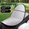 Motorcycle Electric Bikes Summer Sun Protection Seat Pad Reflective Aluminum Insulation Waterproof Heat Cushion