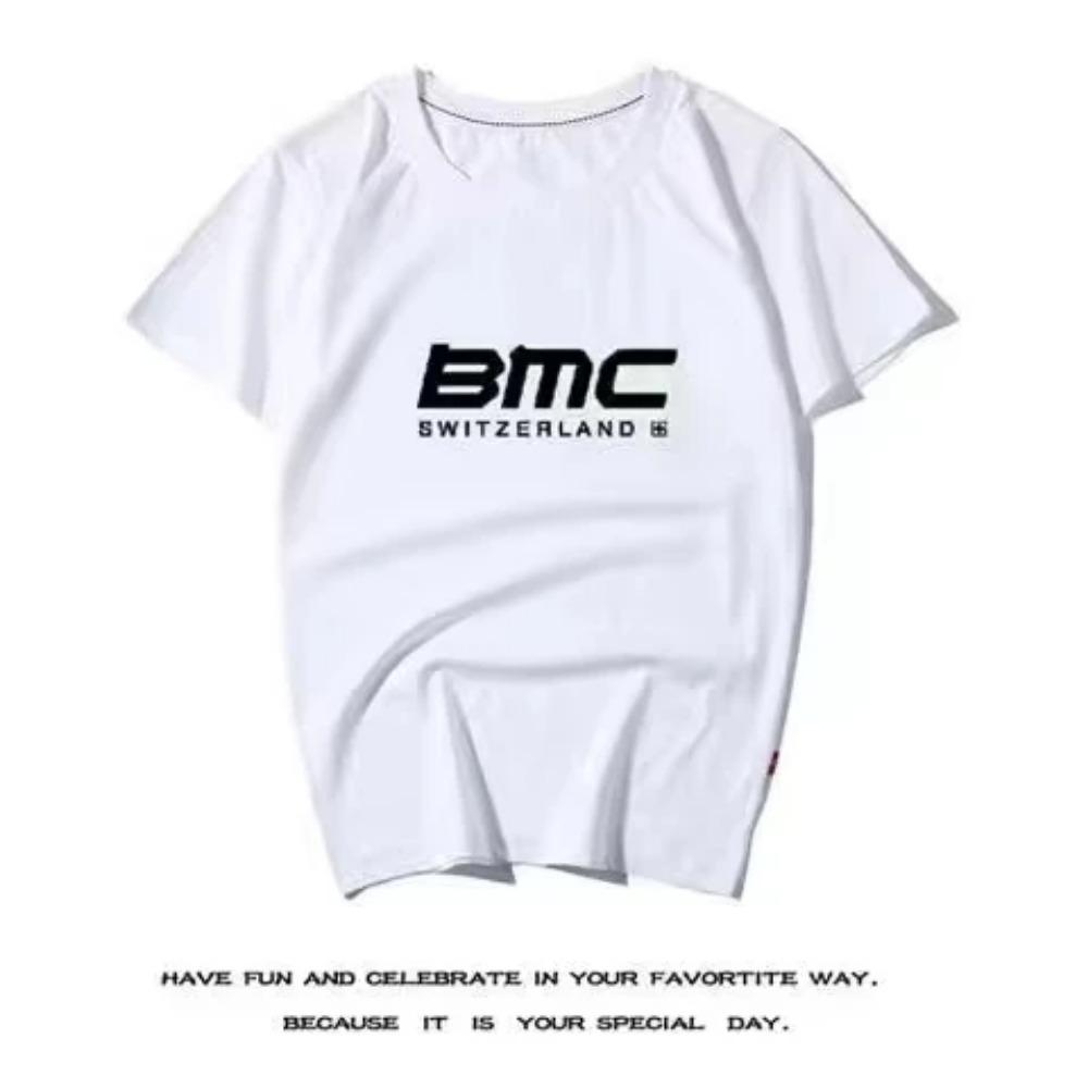 

Мужская летняя футболка из чистого хлопка с принтом букв Американская гоночная команда Велосипедная футболка с коротким рукавом Футболка для родителей XXXXXL